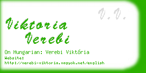 viktoria verebi business card