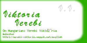 viktoria verebi business card